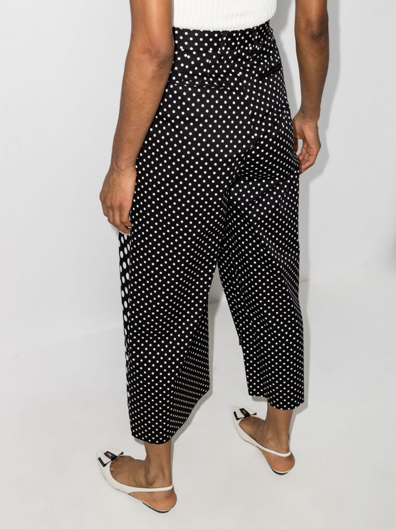 Front Slit Polka Dot Trousers