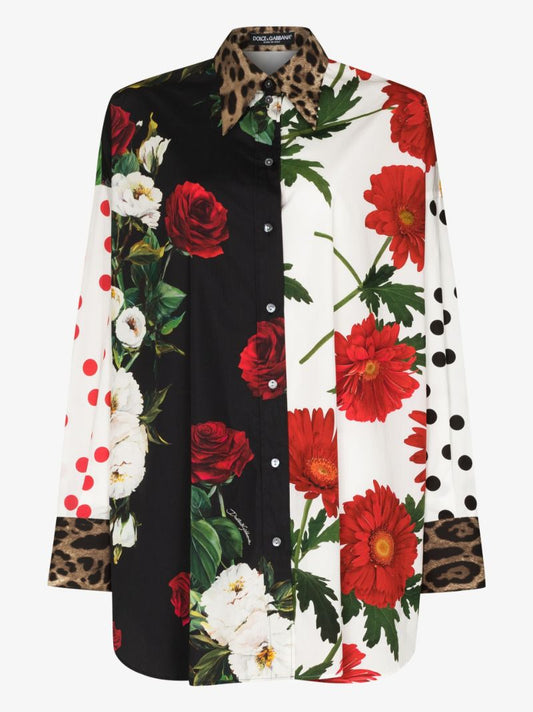 Printed Button-down Shirt