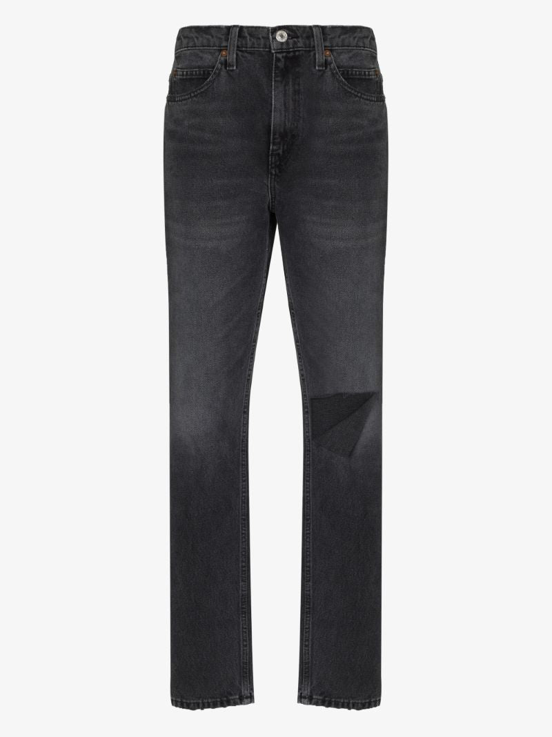 '70s High Waist Straight Leg Jeans