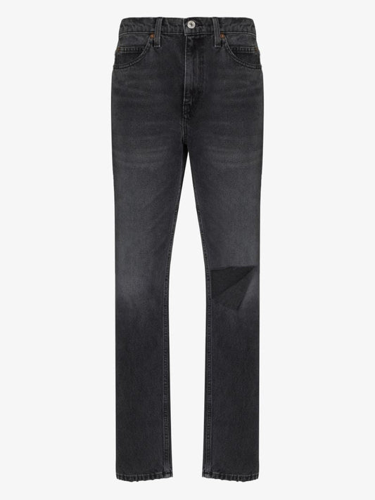 '70s High Waist Straight Leg Jeans