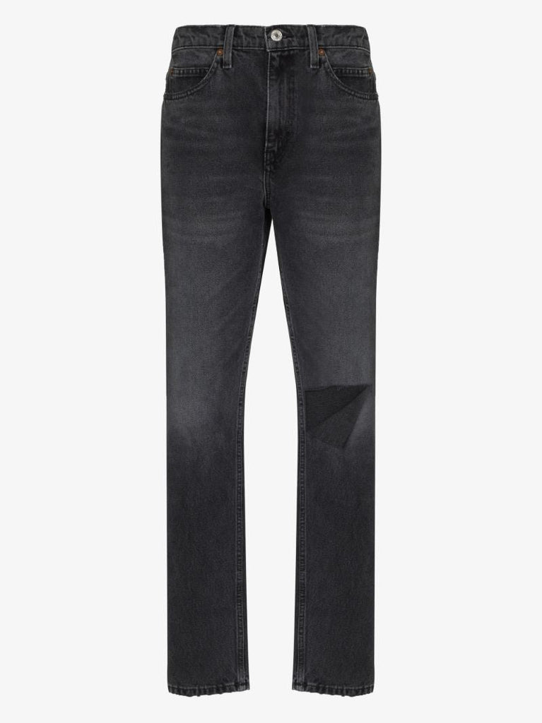 '70s High Waist Straight Leg Jeans