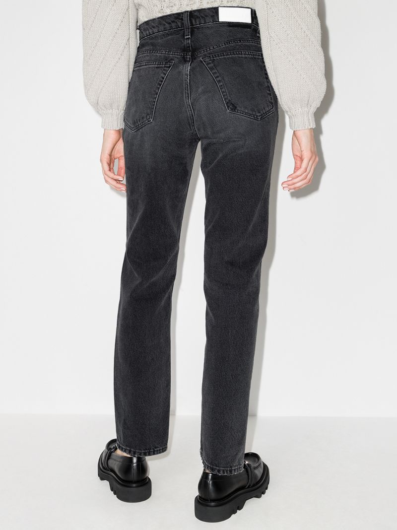 '70s High Waist Straight Leg Jeans