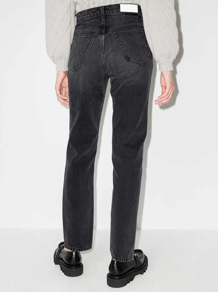 '70s High Waist Straight Leg Jeans