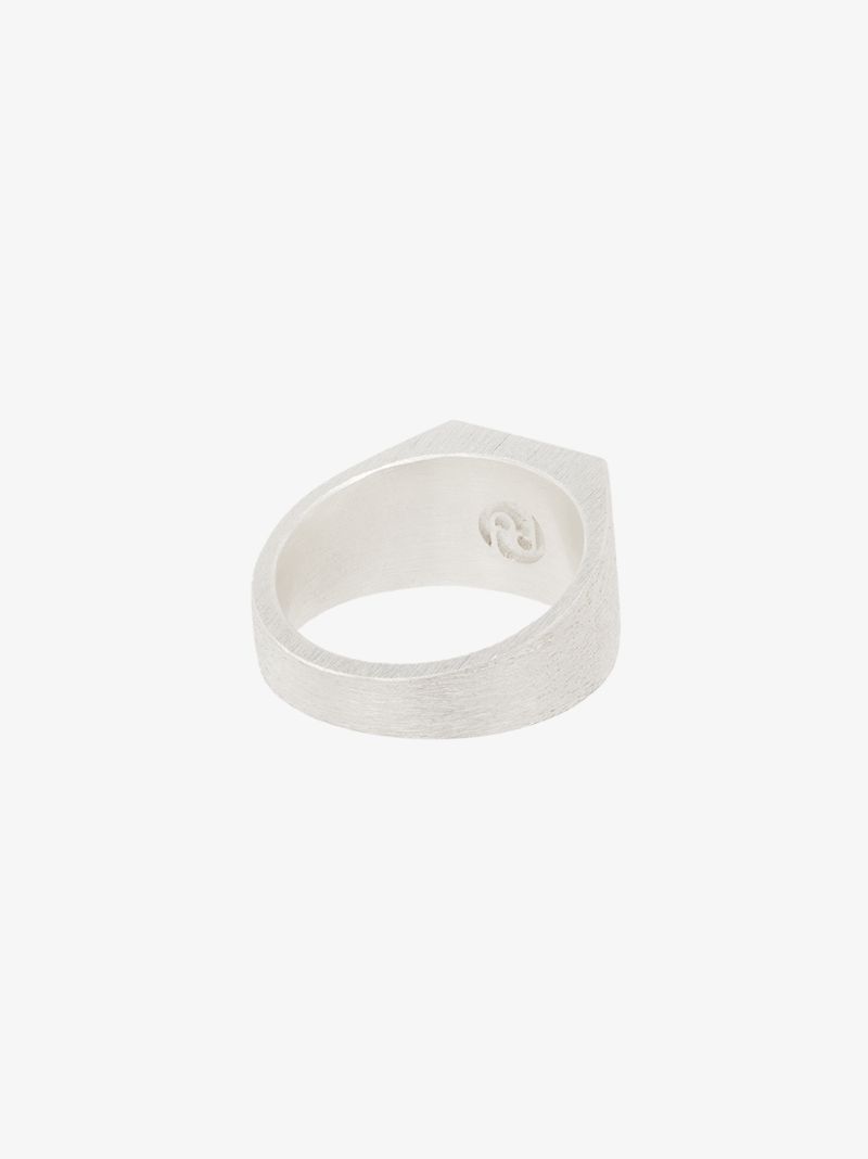 Sterling Silver Platform Signet Ring