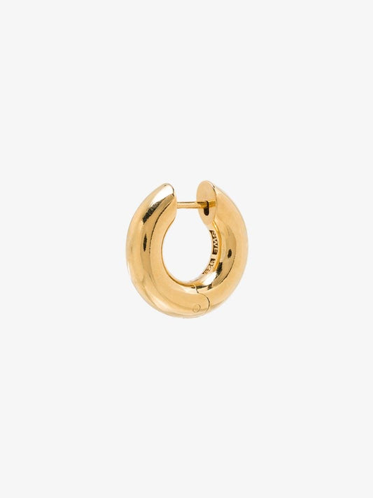 Gold Vermeil Almost Medium Hoop Earring