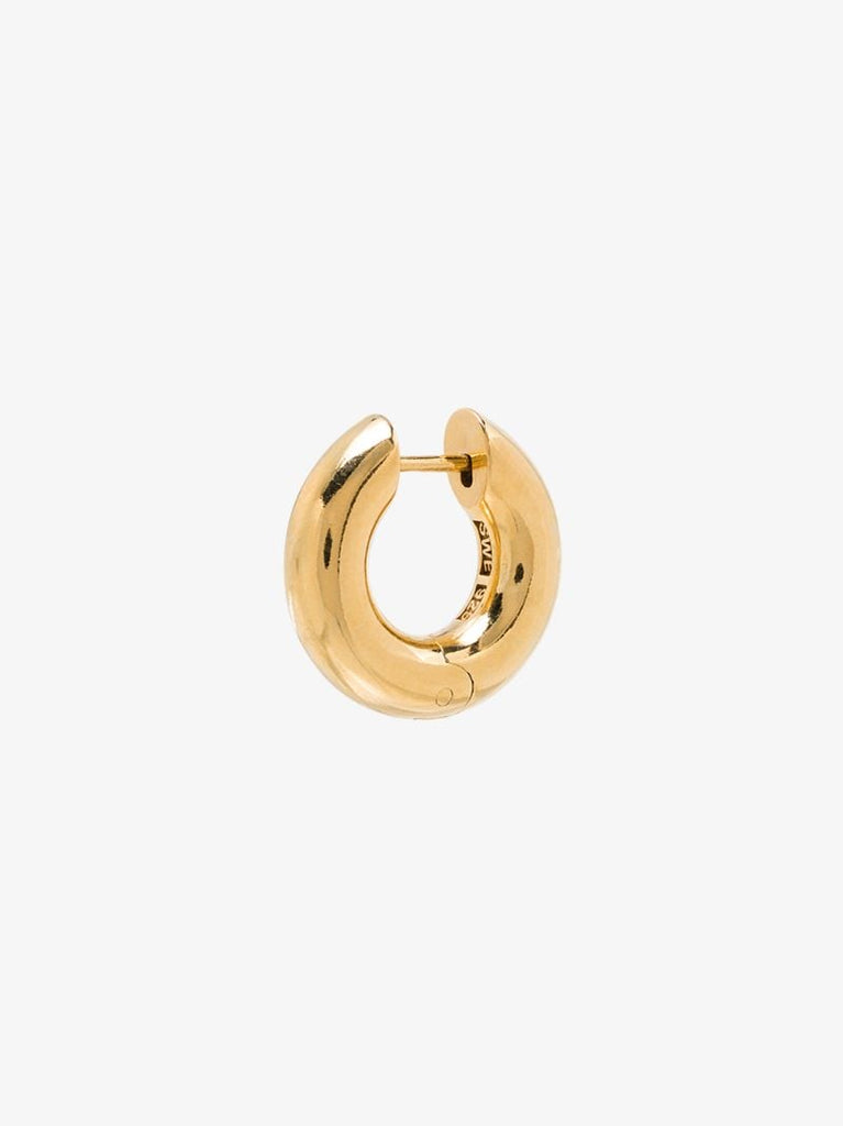 Gold Vermeil Almost Medium Hoop Earring