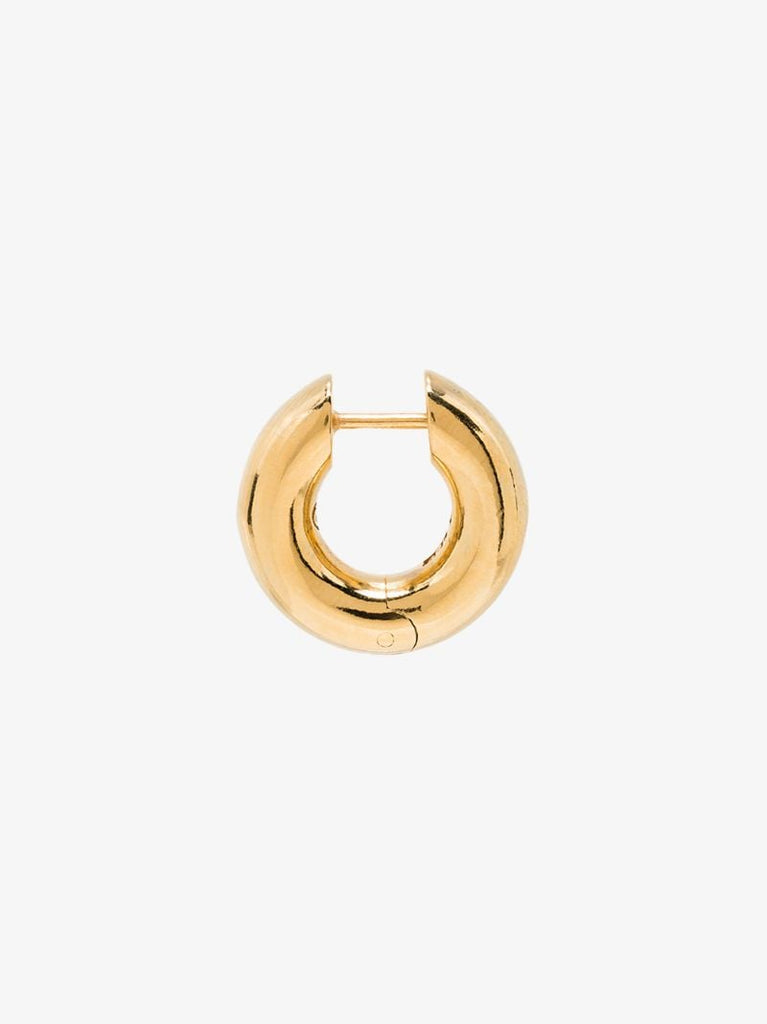 Gold Vermeil Almost Medium Hoop Earring