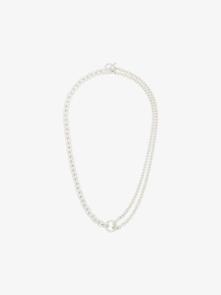 Sterling Silver Double Chain Necklace