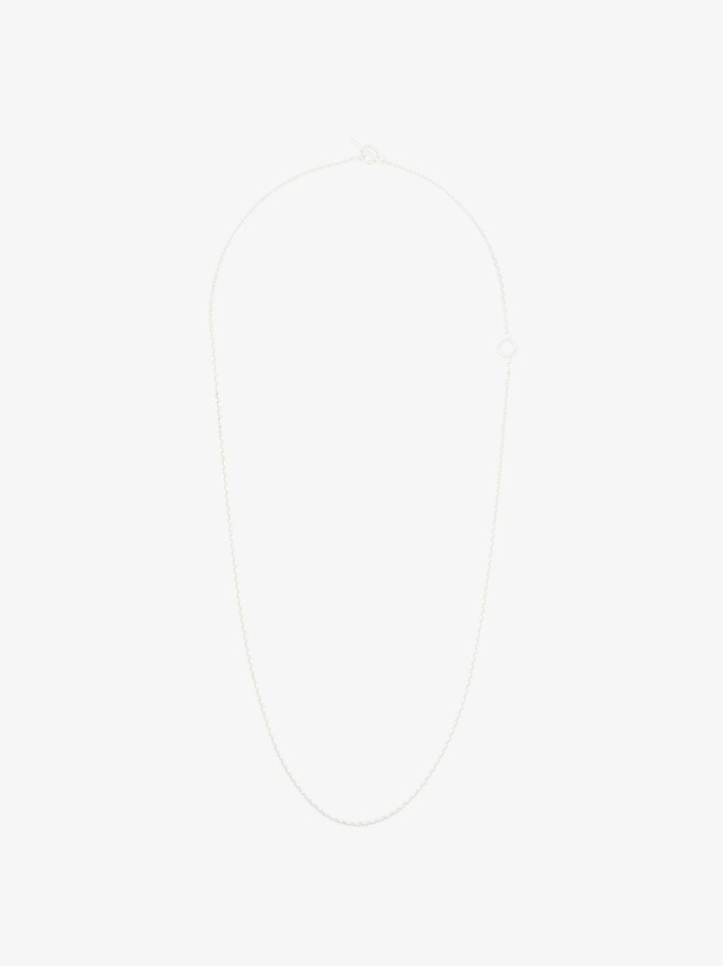 Sterling Silver String Chain Necklace