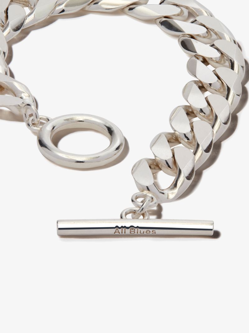 Sterling Silver Moto Chain Bracelet