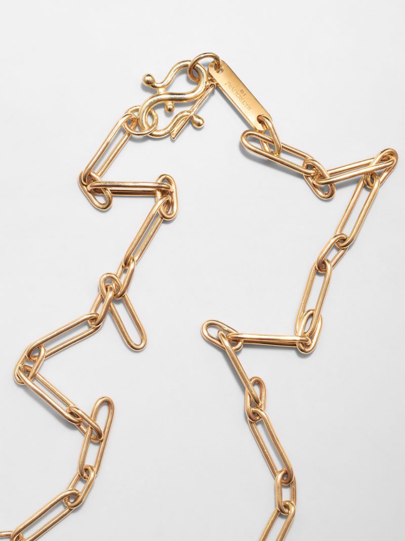 14k Yellow Gold Tourmaline Necklace