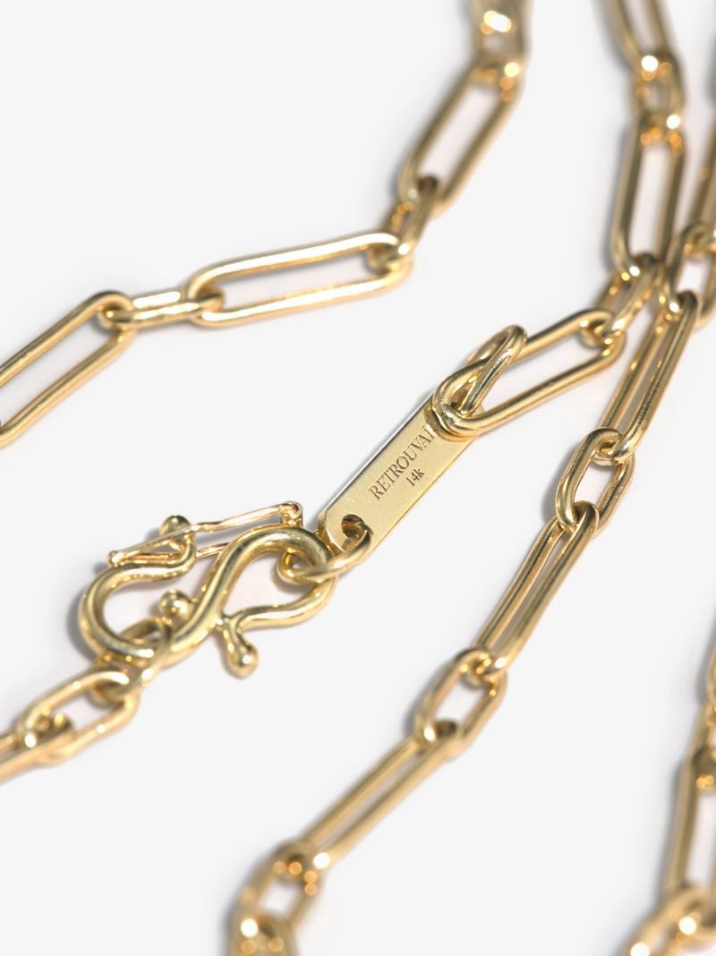 14k Yellow Gold Lion Fantasy Necklace