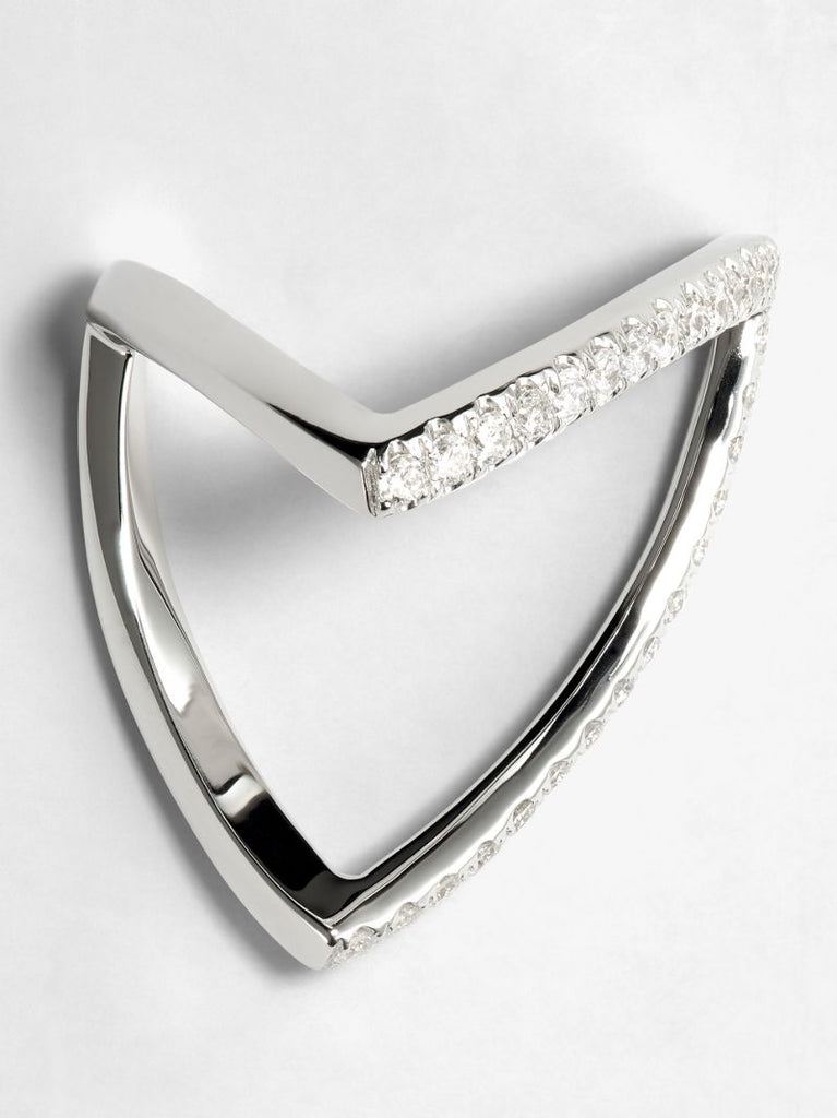 18k White Gold Viviane Diamond Ring