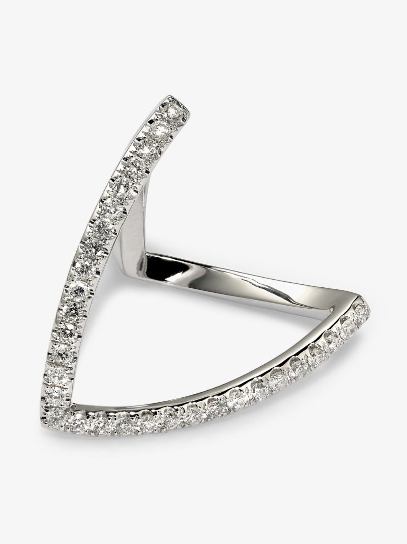 18k White Gold Viviane Diamond Ring