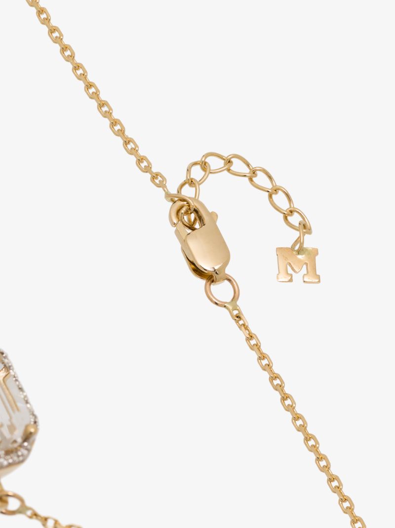 14k Yellow Gold R Initial Diamond Bracelet