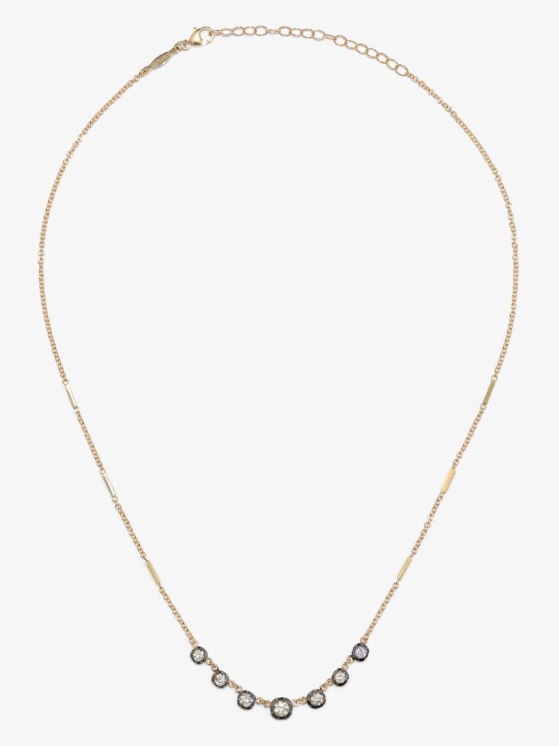 14k Yellow Gold Sophia Diamond Necklace