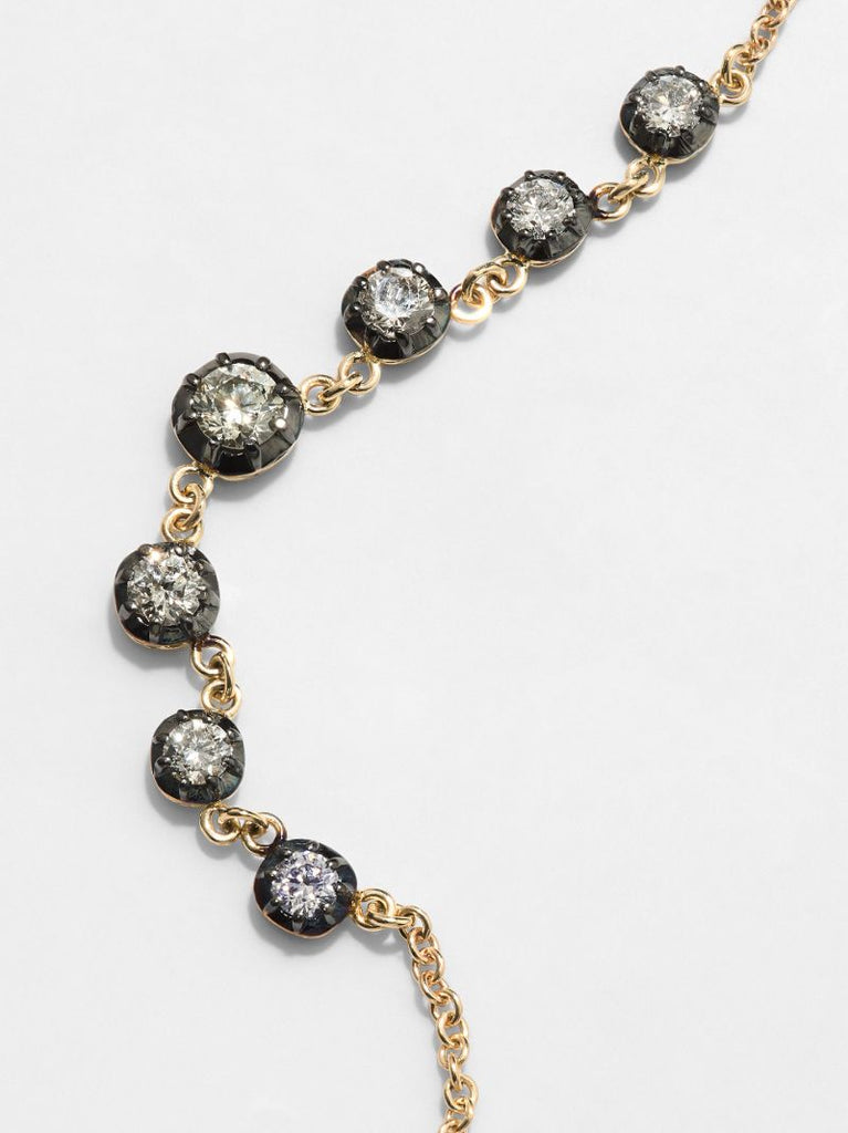 14k Yellow Gold Sophia Diamond Necklace