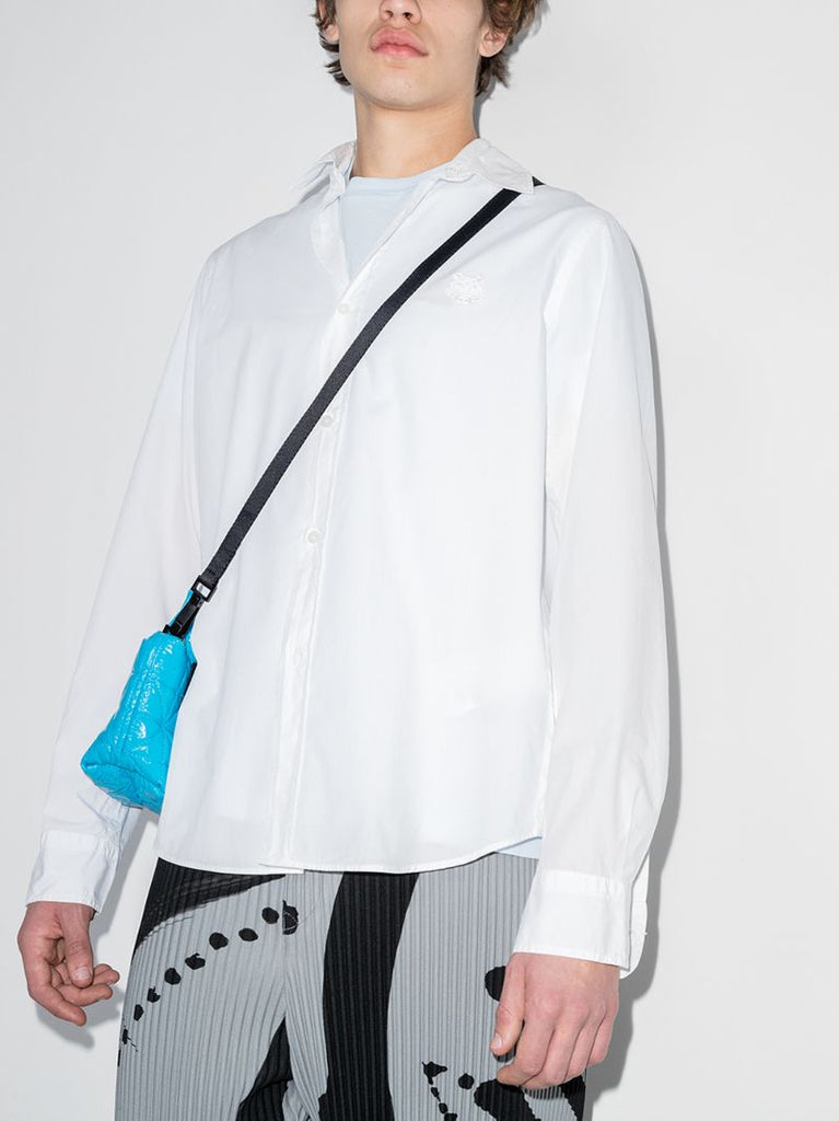 Tiger Embroidered Cotton Shirt