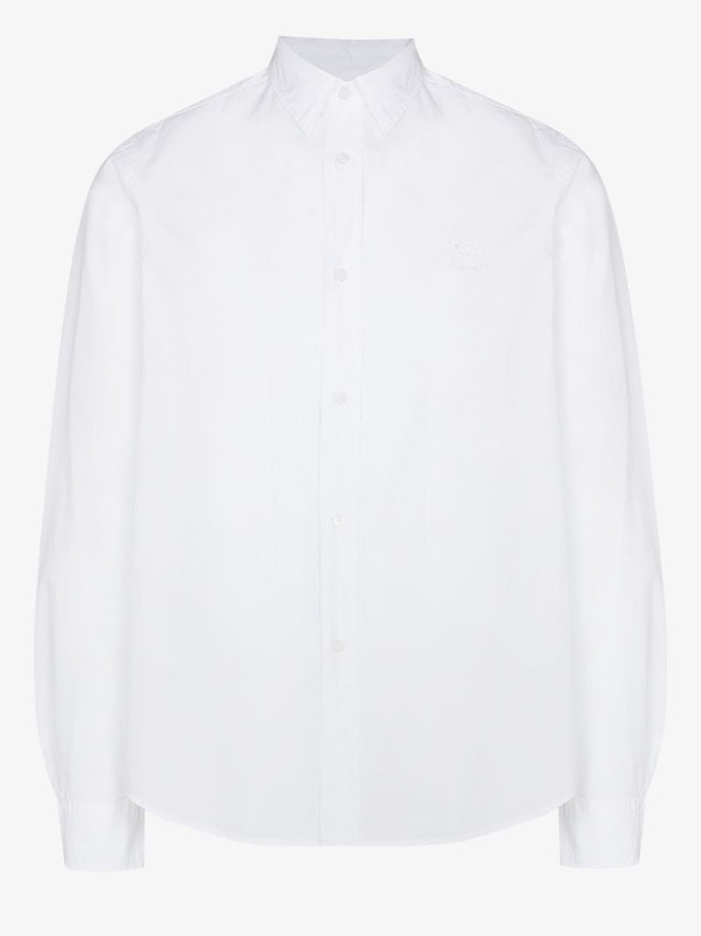 Tiger Embroidered Cotton Shirt