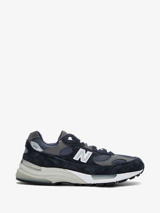 Blue and Red M992 Low Top Sneakers