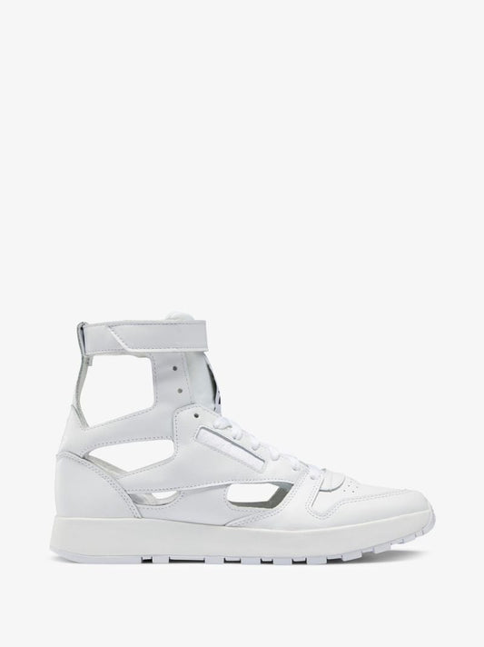 X Reebok White Classic Leather Tabi High Sneakers