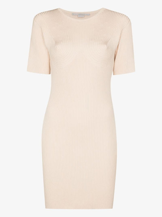 Ribbed Knit Mini Dress