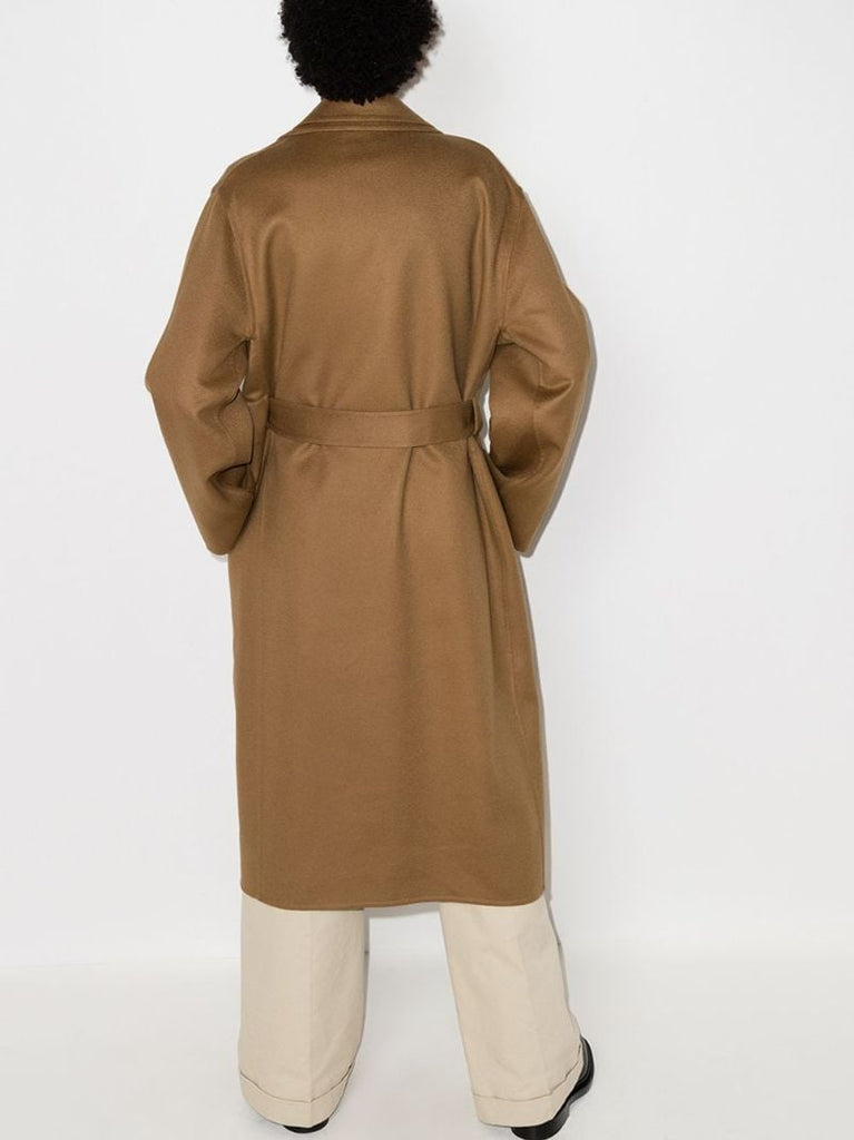 Double Layer Belted Coat