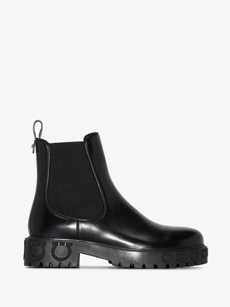 Black Gancini Chelsea Boots