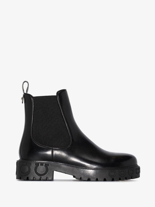 Black Gancini Chelsea Boots