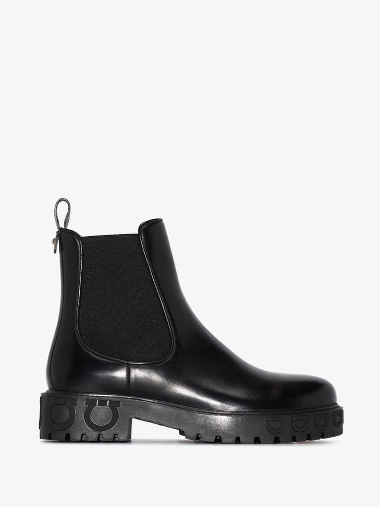 Black Gancini Chelsea Boots