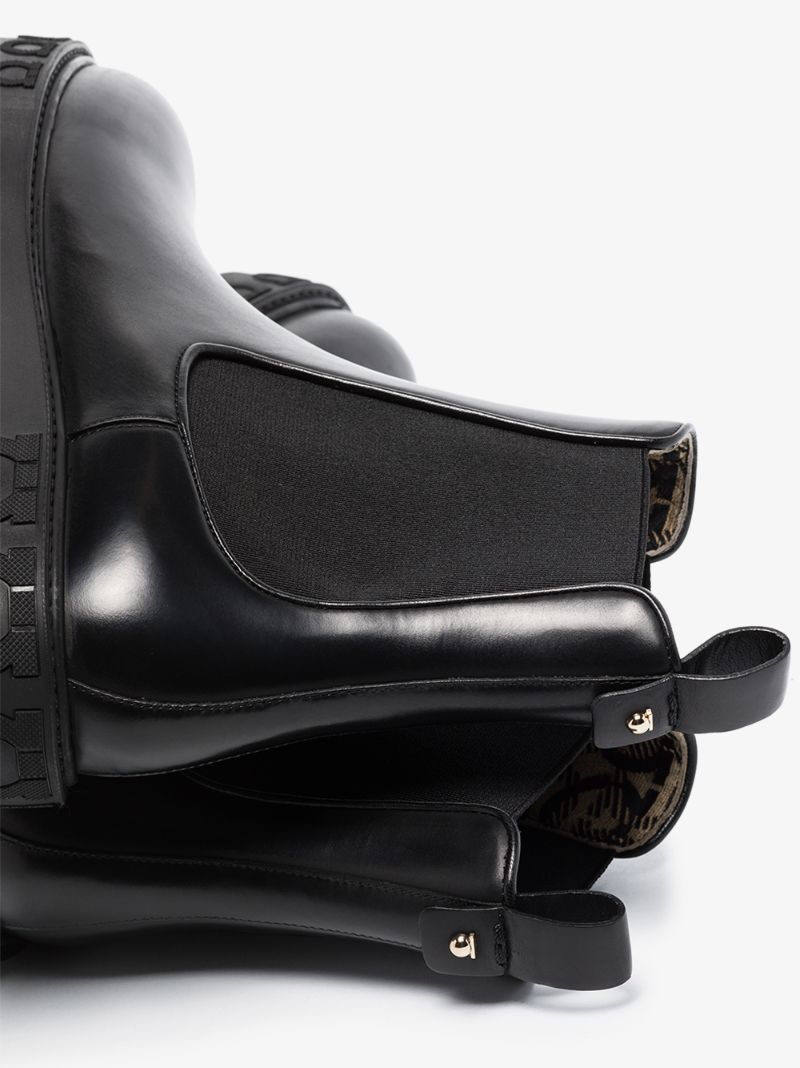 Black Gancini Chelsea Boots