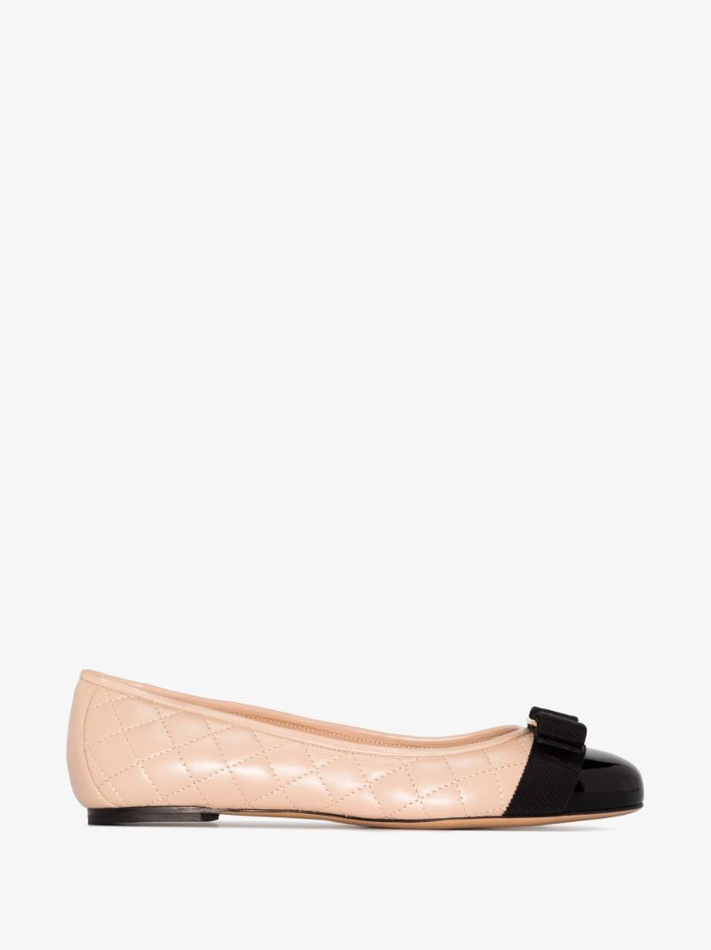 Blush Pink Vara Quilted Leather Pumps