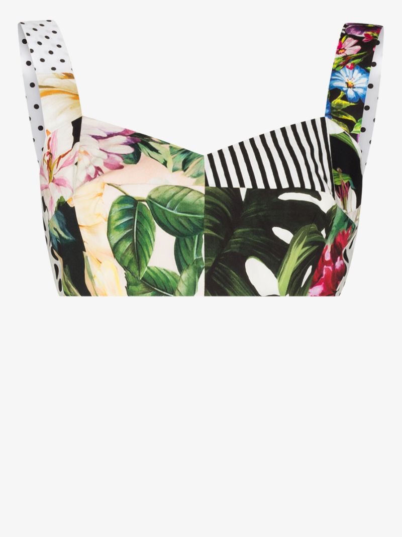 Patchwork Sweetheart Bralette Top