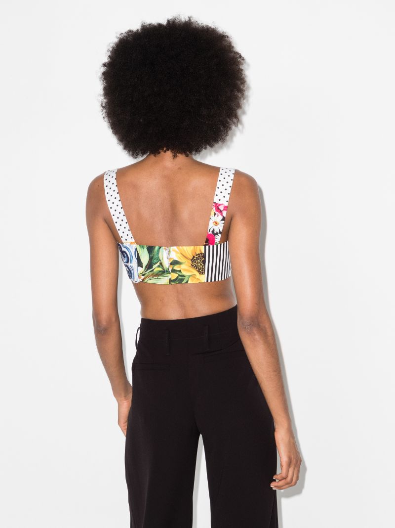 Patchwork Sweetheart Bralette Top