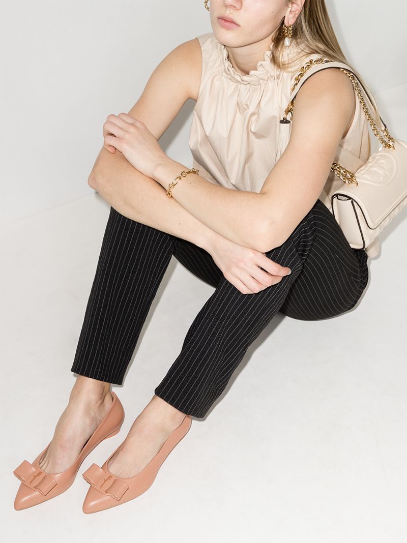 Pink Viva Leather Pumps