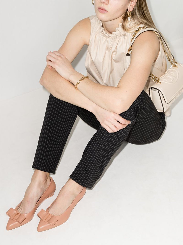 Pink Viva Leather Pumps