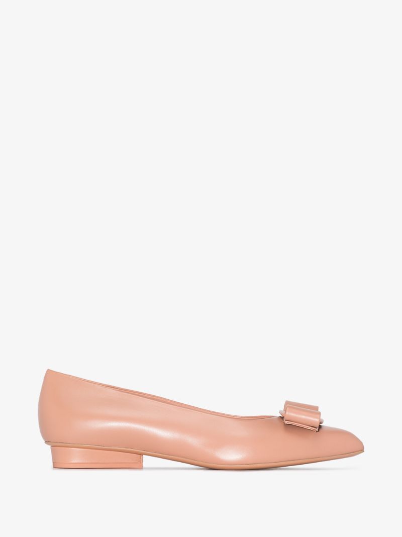 Pink Viva Leather Pumps