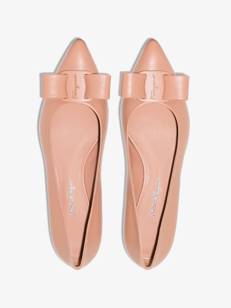 Pink Viva Leather Pumps