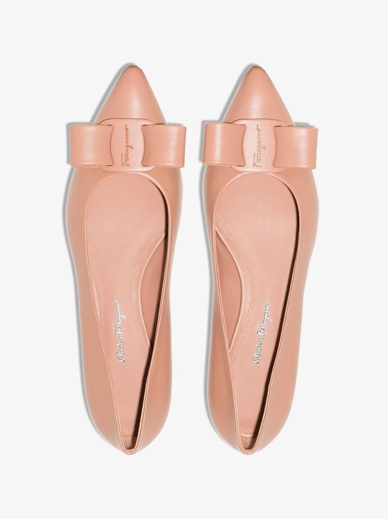 Pink Viva Leather Pumps