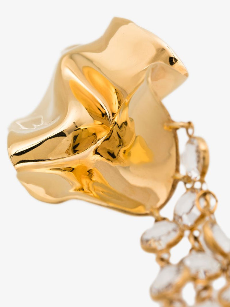Gold-plated Frida Crystal Drop Earrings