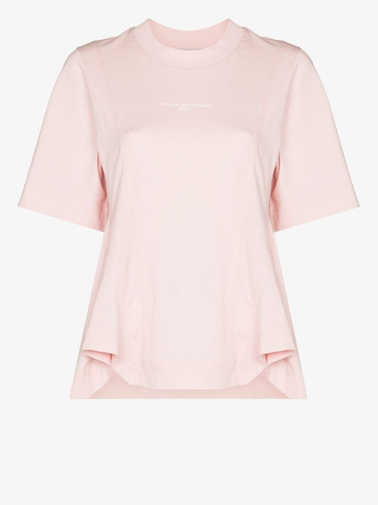 Logo Flared Hem T-shirt