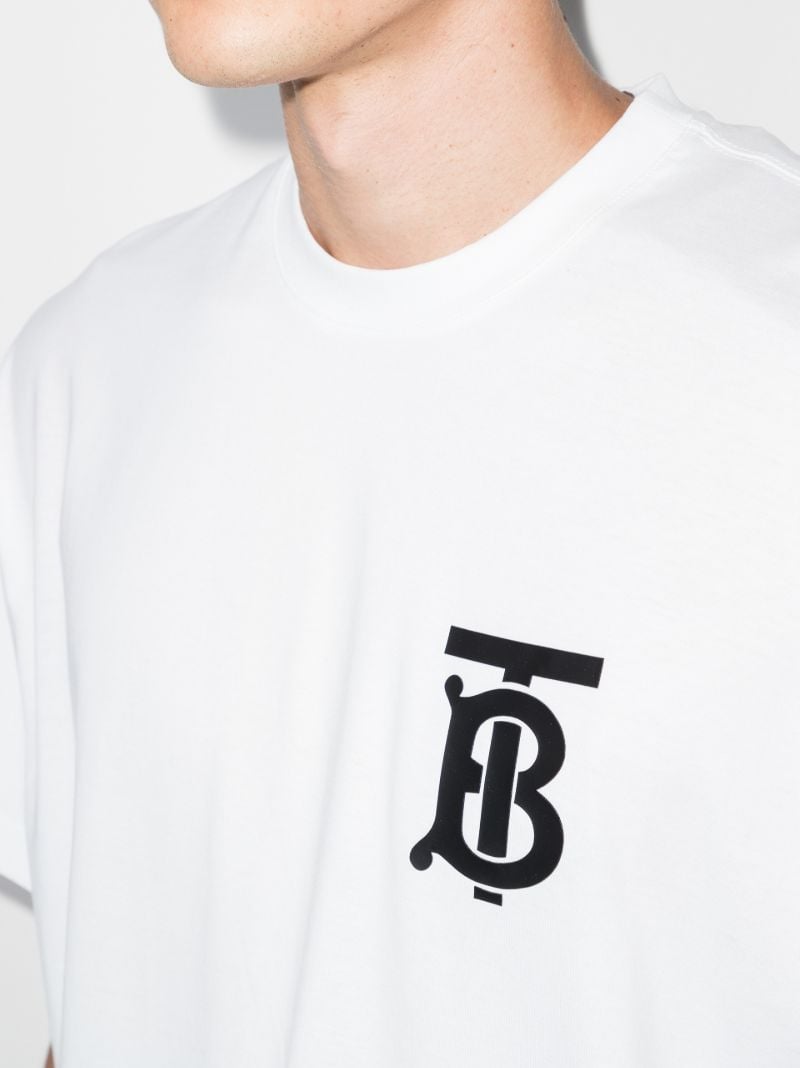 White Monogram Logo T-shirt