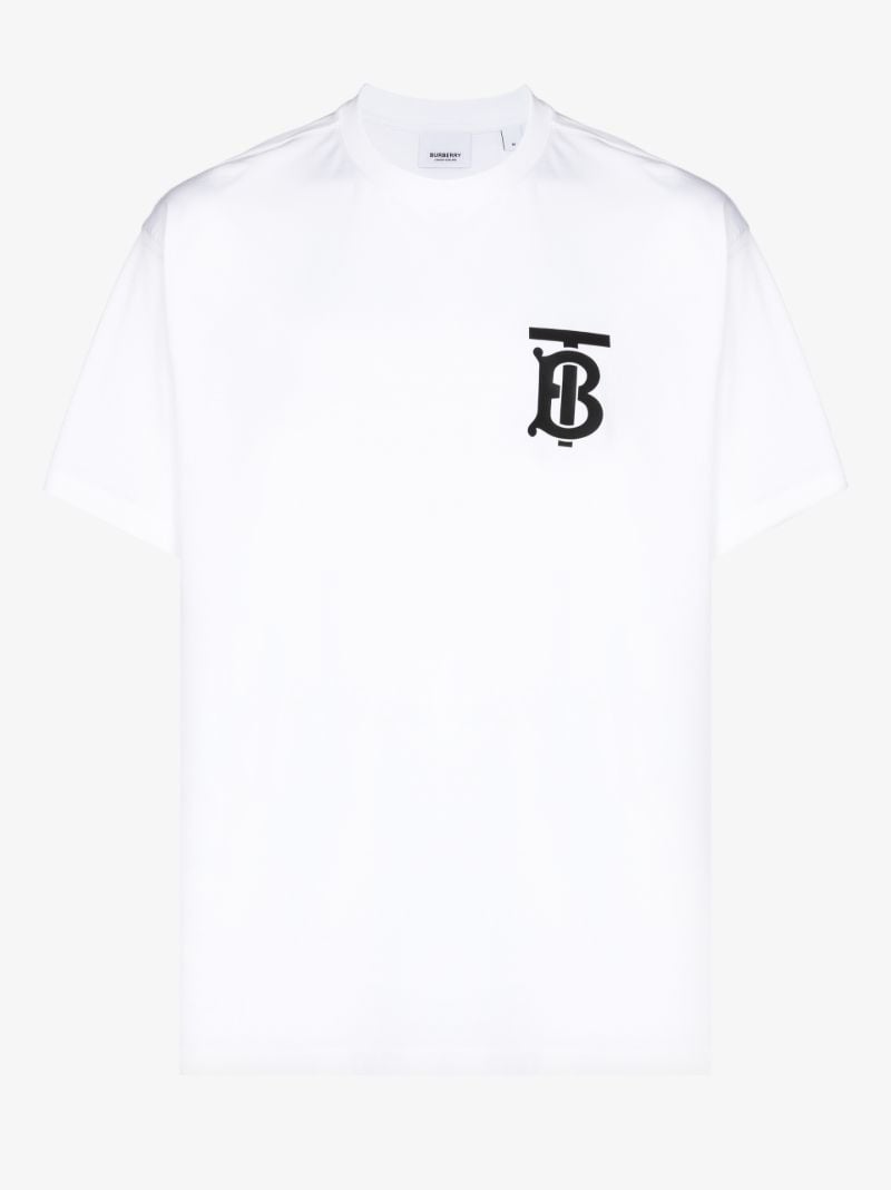 White Monogram Logo T-shirt