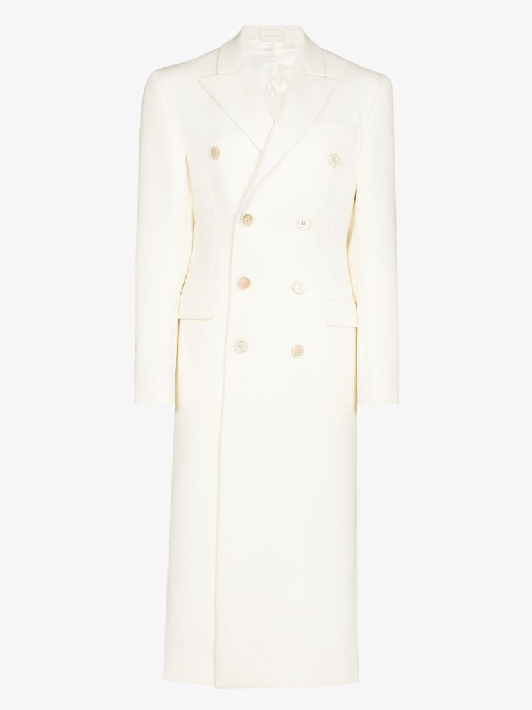 Double-breasted Wool Coat