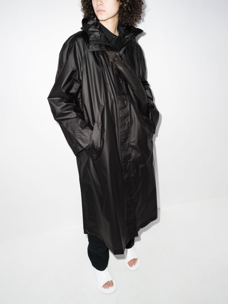 Hooded Translucent Coat