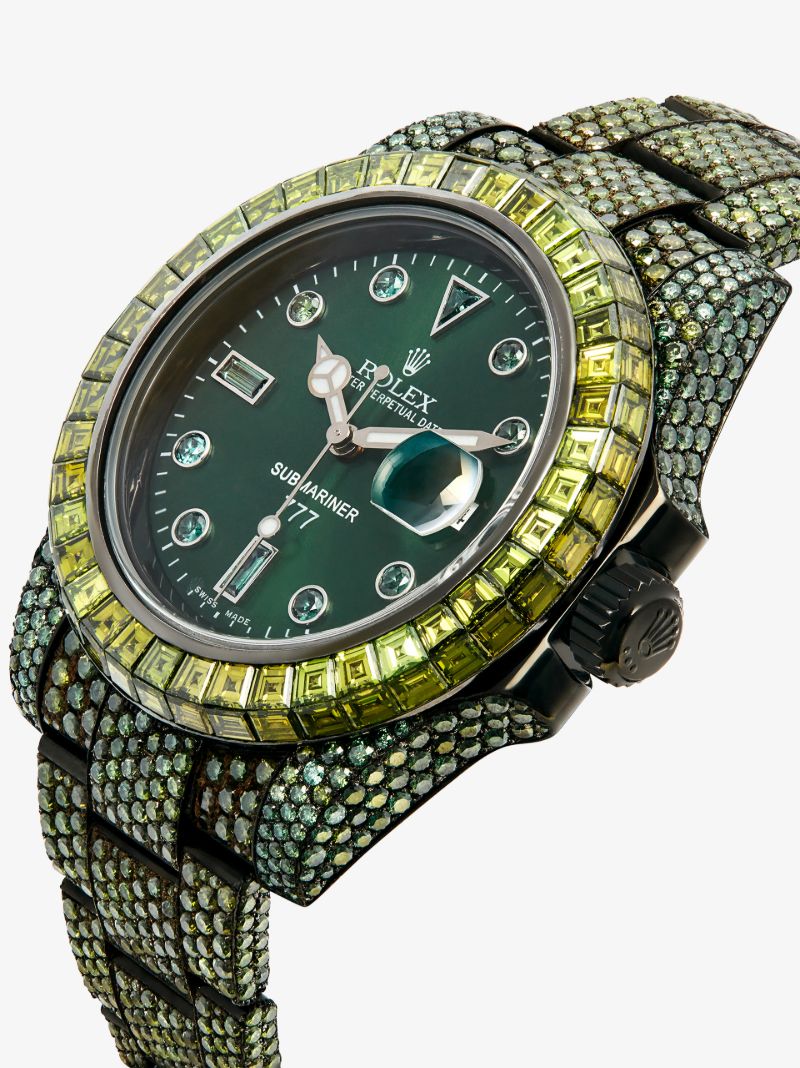 2019 Customised Rolex Submariner Hulk Watch