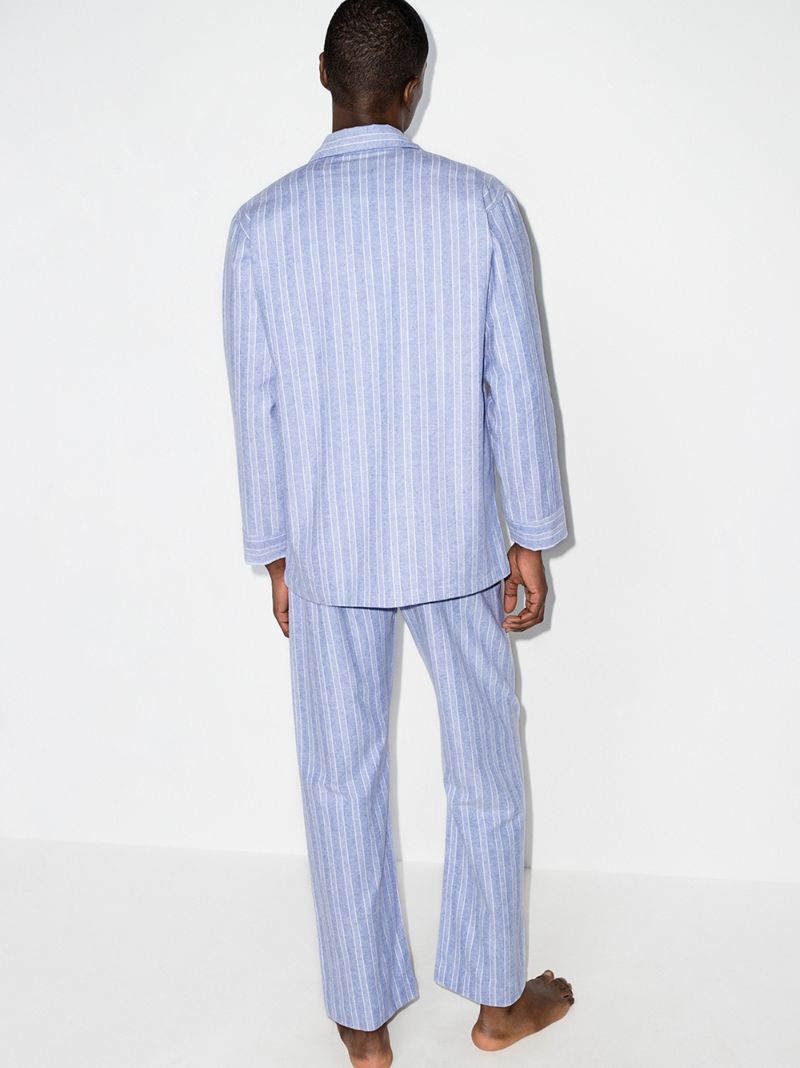 Arran Striped Cotton Pyjamas