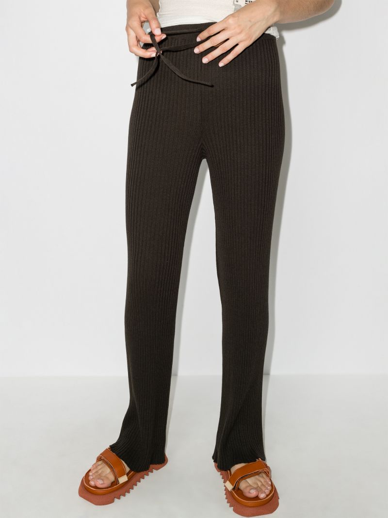 Ribbed Knit Trousers