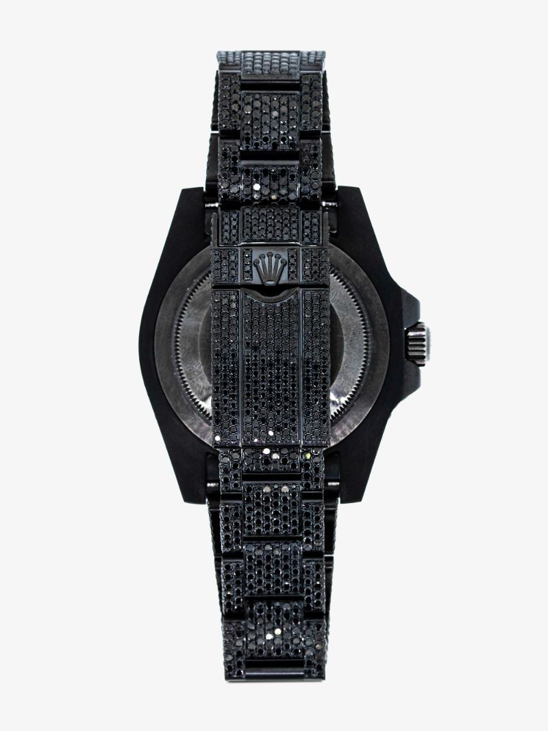 Customised Pre-owned Stainless Steel Rolex Gmt-master Ii Watch