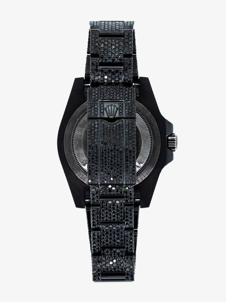 Customised Pre-owned Stainless Steel Rolex Gmt-master Ii Watch